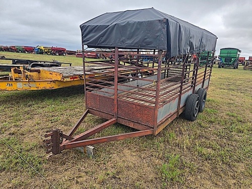 14' Cattle Trailer (No Title - Bill of Sale Only)