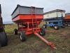 Kory Wagon: 250 BU, Right Side Dump, Red & Silver - 2