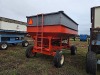 Kory Wagon: 250 BU, Right Side Dump, Red & Silver - 5