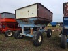 DMI Gravity Flow Seed Wagon: Right Side Dump, Blue - 5