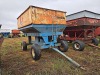 DMI Wagon: Right Side Dump, 250 BU, Blue & White - 2