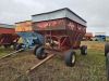 Flow EZ Gravity Flow Wagon: 250 BU, Left Side Dump, Red