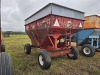 Flow EZ Gravity Flow Wagon: 250 BU, Left Side Dump, Red - 6