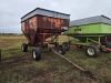 Bradford 105 Gravity Flow Wagon w/ Auger: Right Side Dump, Red - 2