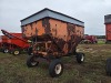 Bradford 105 Gravity Flow Wagon w/ Auger: Right Side Dump, Red - 6