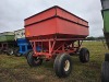 Killbros 375 Gravity Flow Wagon: on JD Running Gear, Left side Dump, Red - 5