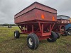 M & W 9N Gravity Flow Wagon: Double Door, Right Side Dump, Red - 7