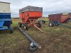 Gravity Flow Wagon: Right Side Dump, w/ Auger, Orange - 2