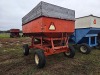 Gravity Flow Wagon: Right Side Dump, w/ Auger, Orange - 8