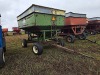 Huskee 225 Gravity Flow Wagon: Right Side Dump, Green - 2