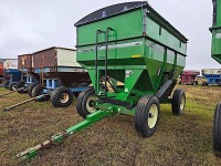 Unverferth 325 Gravity Flow Wagon, s/n D60880246: Left Side Dump, Green