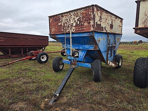 Gravity Flow Wagon: Blue & White