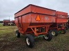 Killbros Gravity Flow Wagon: Left Side Dump, Red, Green Running Gear - 7