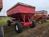 S & M Gravity Flow Wagon: Double Door, Right Side Dump, Red - 7