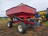 Ficklin 4500 Wagon w/ Seed Vac and Tarp: Vanguard 18hp Motor, Right Side Dump, Red - 13