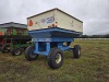 DMI Big-Little Grain Wagon: Left Side Dump, Blue & White - 5