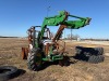 John Deere Tractor (Salvage): Burned, w/ Loader, No Bkt.