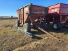 M & W Little Red Gravity Flow Wagon: Left Side Dump, Double Door, Tarp, Auger