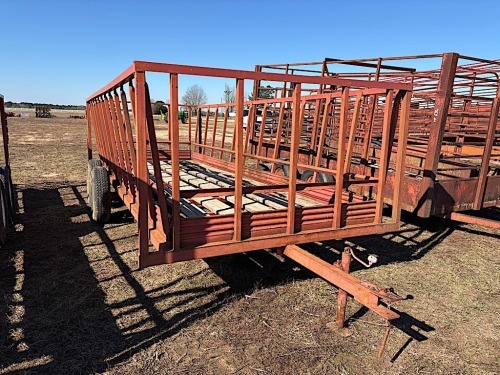 Silage Trailer: Metal, Short Wall, Bumper-pull