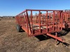 Silage Trailer: Metal, Short Wall, Bumper-pull