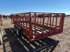 Silage Trailer: Metal, Short Wall, Bumper-pull - 4