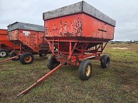 Gravity Flow Wagon: Right Side Dump, Orange