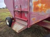 M & W 250 Gravity Flow Wagon: Right Side Dump, Red - 4