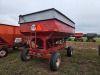 Flow EZ 300 Gravity Flow Wagon: Left Side Dump, Red - 5