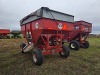 Flow EZ 300 Gravity Flow Wagon: Left Side Dump, Red - 6