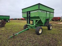 Unverferth 275 Gravity Flow Wagon, s/n D48940107: Left Side Dump, Matching Tires, Green