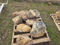 Pallet of 9 Rocks