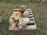 Pallet of 5 Rocks