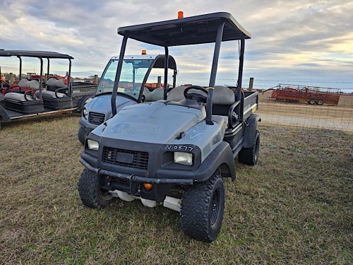 2018 Club Car CarryAll 1500 4WD Utility Cart, s/n RF1812-858131: Kubota Diesel, Dump Bed, Hitch, 1876 hrs