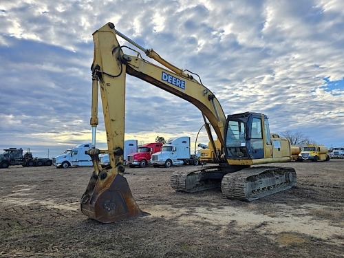 John Deere 200C Excavator, s/n FF200CX504261: C/A, 6994 hrs