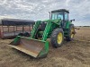 John Deere 7810 Tractor, s/n RW7810039029: Cab, JD 741 Loader w/ Bkt., 480/80R42 Duals & Hubs, 3PH, PTO, Drawbar, 3 Hyd Remotes