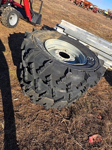 (3) 10.00-20 Irrigation Tires and Rims