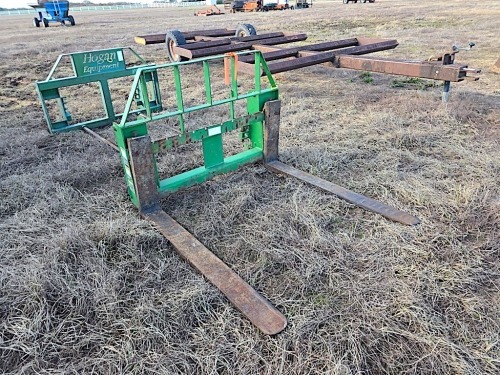 Forks off JD 7810 Tractor