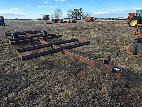 Homemade 6-bale Hay Wagon