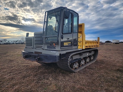 2021 Terramac RT9 Crawler Dump, s/n 9EK00597: Cab, Cummins Diesel, Rubber Tracks, 18000 lb. Cap., 1061 hrs