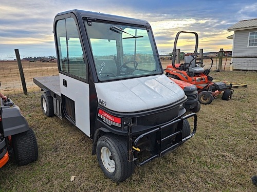 Cushman Utility Cart, s/n 2122657: Encl. Cab, Flatbed, 2636 hrs