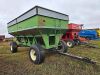 Ficklin 6200 Grain Wagon: Left Side Dump, Green - 2