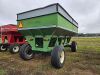 Ficklin 6200 Grain Wagon: Left Side Dump, Green - 6