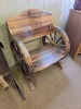 Wood Wagon Wheel Chair - 2