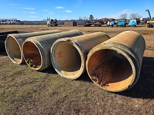 (4) 36" Concrete Pipe