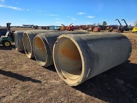 (4) 42" Concrete Pipes