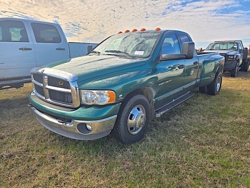 2003 Dodge Ram 3500 Truck, s/n 3D7MA48C73G828878: Crew Cab, Dually