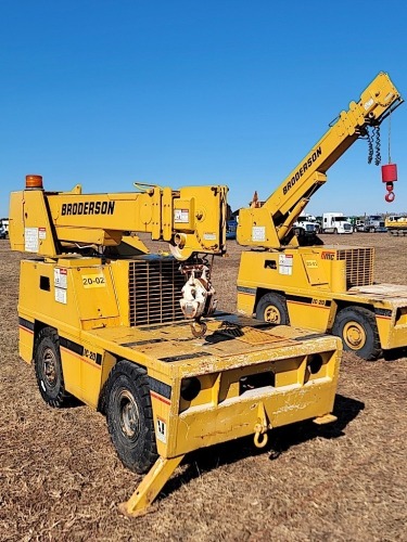 Broderson IC-20 Carry Deck Crane, s/n 43046: Gas Eng.