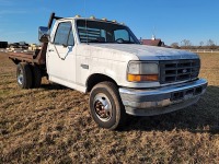 1992 Ford F350 Flatbed Truck, s/n 1FDJF37M1PNA06864 (Inoperable)