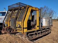 Bombardier, s/n 321920614 (Salvage) on Tracks w/ Poly Water Tank