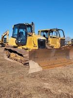 2012 Cat D6K LGP Dozer, s/n DHA02292: Encl. Cab, 6-way Blade, Pull Bar, 12390 hrs